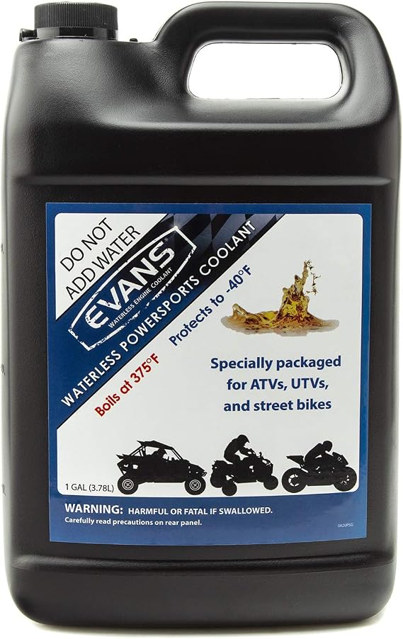 EVANS Coolant Powersports Waterless Engine Coolant (Gallon, 1 Pack)