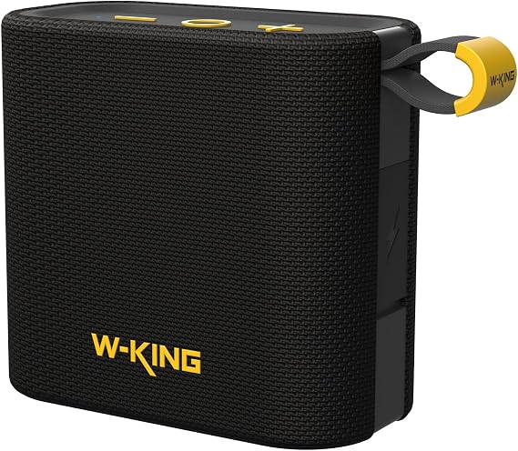 W-KING IPX7 Waterproof Bluetooth Speaker, Loud Wireless Outdoor Portable Speakers With HD Sound, Deep Bass, Bluetooth 5.4, Stereo Pairing, Bike Mountable, FM Radio, TF Card, AUX-IN