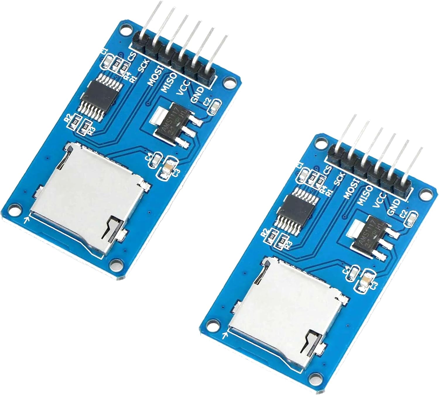 Micro SD Card Adapter Module Reader for Arduino, ESP32, ESP8266, Raspberry Pi 2pcs