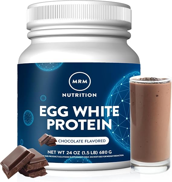 MRM Nutrition Egg White Protein - 23g Fat-Free Protein - 20 Servings