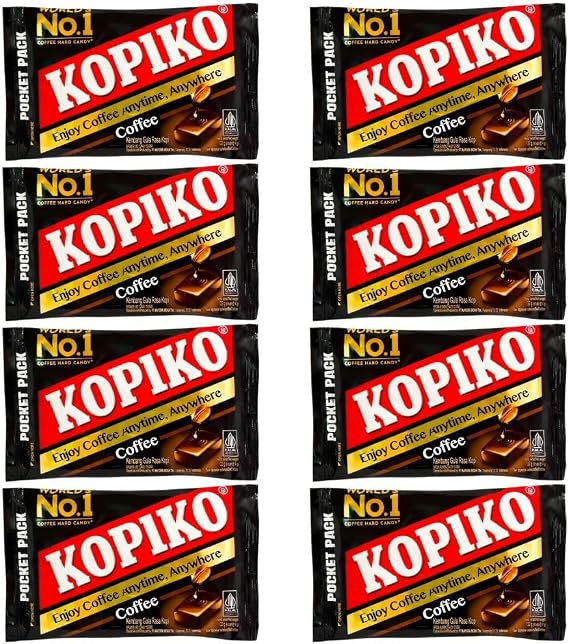 KOPIKO Coffee Candy Blister Pack 32g Set of 8