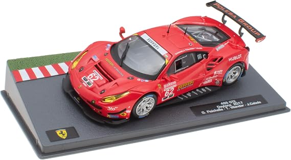 OPO 10 - Ferrari 488 GTE Daytona 2017-1/43 Ixo Racing Collection Miniature Car FT001