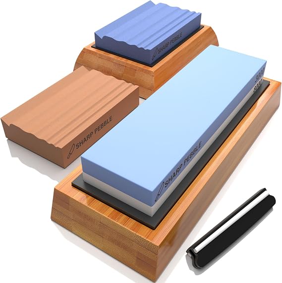 Sharp Pebble Two Side 10006000 Grit Knife Sharpening Stone and Woodworking Dual Grit Sharpening Stones Grit 400 & 1000