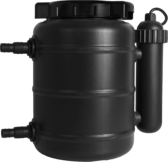 TotalPond Complete Pond Filter with UV Clarifier Black 15.16 x 9.06 x 13.11 in.