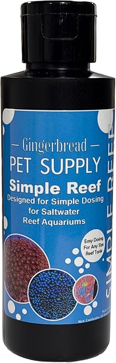 Simple Reef All-in-One Reef Aquarium Supplement | Calcium, Alkalinity & Magnesium | Ready to Use | Nano & Small Reef Tanks - 4 oz