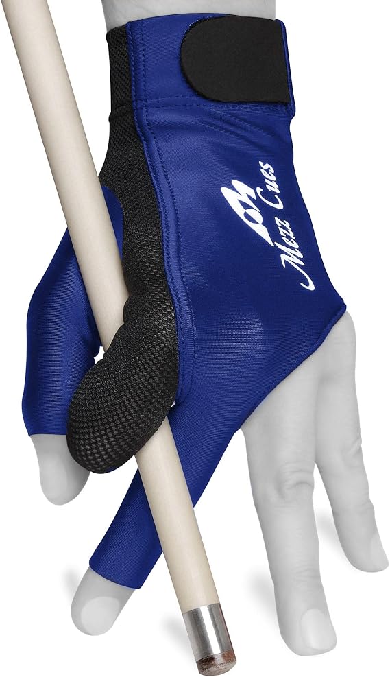 MEZZ Premium Billiard Glove - Fits Either Hand (Navy, Large/X-Large)