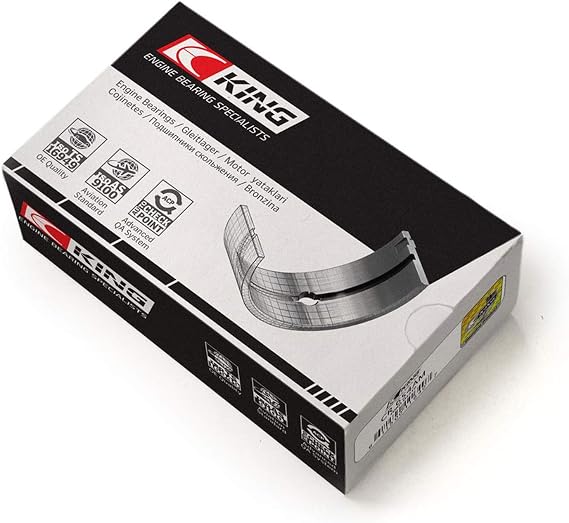 King Engine Bearings - Toyota 1GR-FE (Size +.25mm) Connecting Rod Bearing Set (CR6872SM0.25)