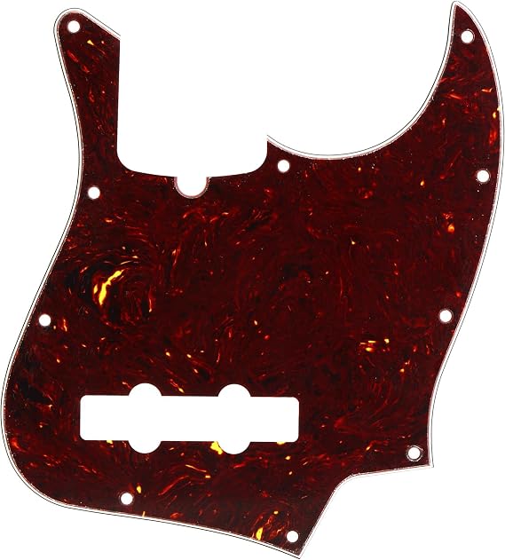 Fender 10-hole Contemporary Jazz Bass Pickguard - Tortoise Shell