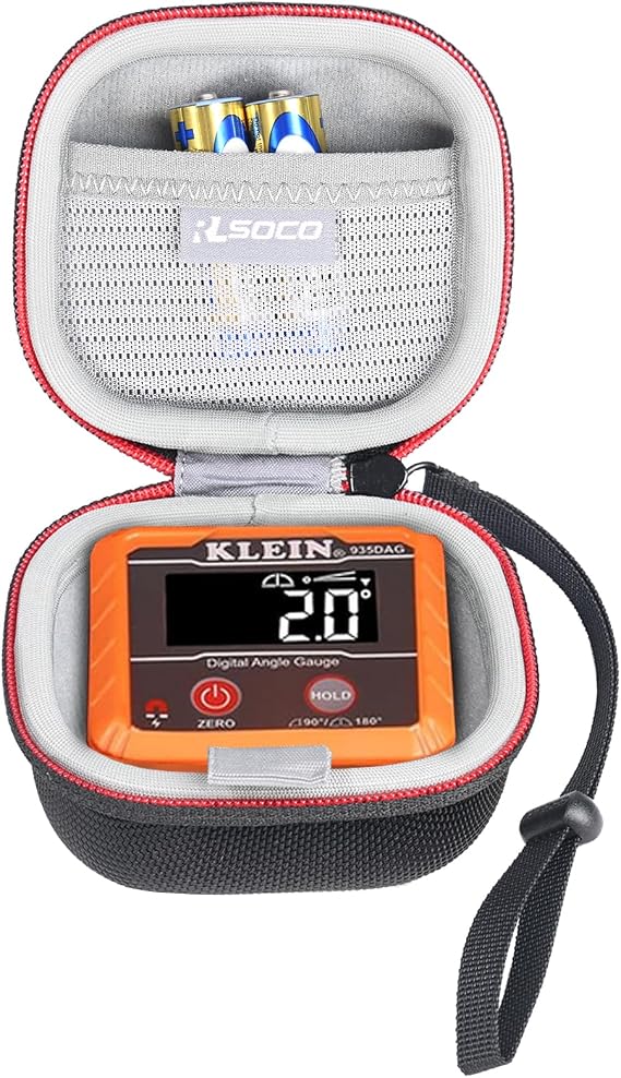 RLSOCO Hard Case for Klein Tools 935DAG Digital Electronic Level and Angle Gauge (Case Only)