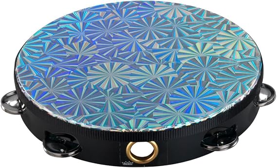 REMO Tambourin Pinwheel Prizmatic 10", 8 Pair Jingles TA-4110-43 (833470)