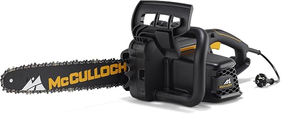 McCulloch CSE 2040 S electric chainsaw: Thermal chainsaw with 2000 W power, blade length 40 cm, double-activated chain brake (Art. No. 00096-71.482.01)