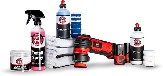 Adam's Polishes Swirl Killer Micro - Correct & Polish Tough to Reach Areas, Badge Emblems, Interior Consoles and More - Powerful Nano Polisher for Professional Detailing Results (Complete Kit)