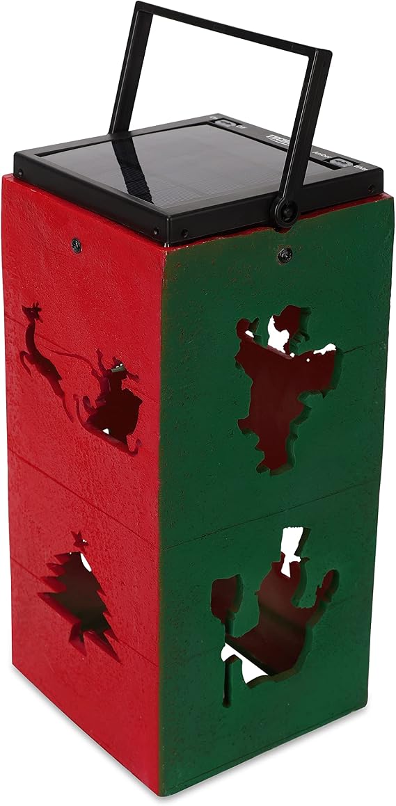 TECHKO Solar Decorative Portable Lantern - Christmas