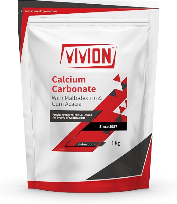 Calcium Carbonate DC Granular with Maltodextrin & Gum Arabic - 1000 Grams - Direct Compression USP Pharmaceutical Grade Capsule Excipient - 1 kg (2.2 lb)