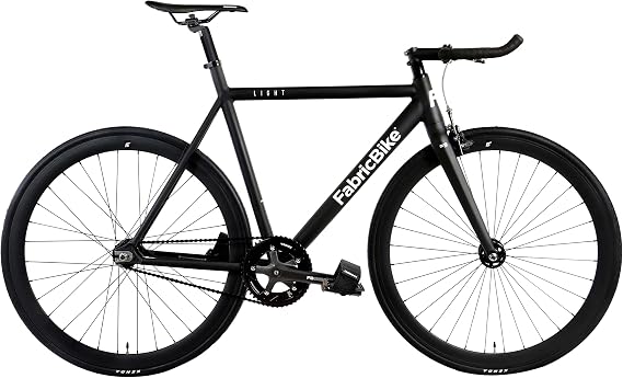 FabricBike Light - Fixed Gear Bike, Single Speed Fixie Bicycle, Aluminium Frame and Fork, Wheels 28", 4 Colours, 3 Sizes, 9.45 kg (M size)