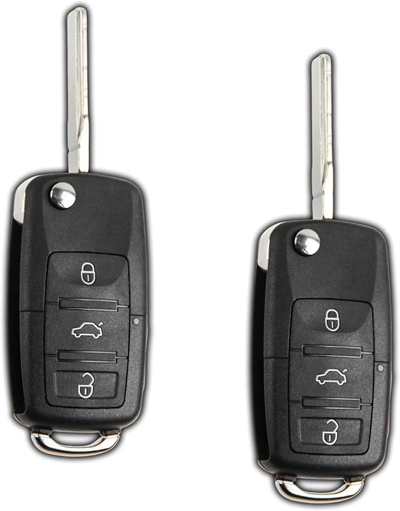 2X Key Fob Remote for 2002-2006 Volkswagen (HLO1J0959753AM)
