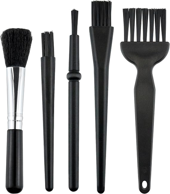 5 PCS Mini Keyboard Brushes, Anti-Static Brush for Small Spaces