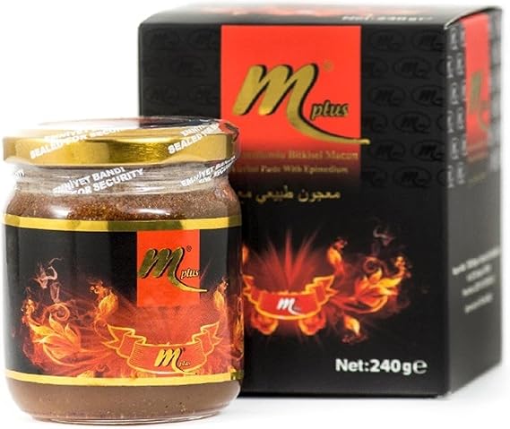 Original Maccun +P Premium Honey Herbal Paste Ballı Bitkisel Macun 240 G The Best Match Lion Energy Paste by TOM UK + GIFT VENGO Stick 1 Piece