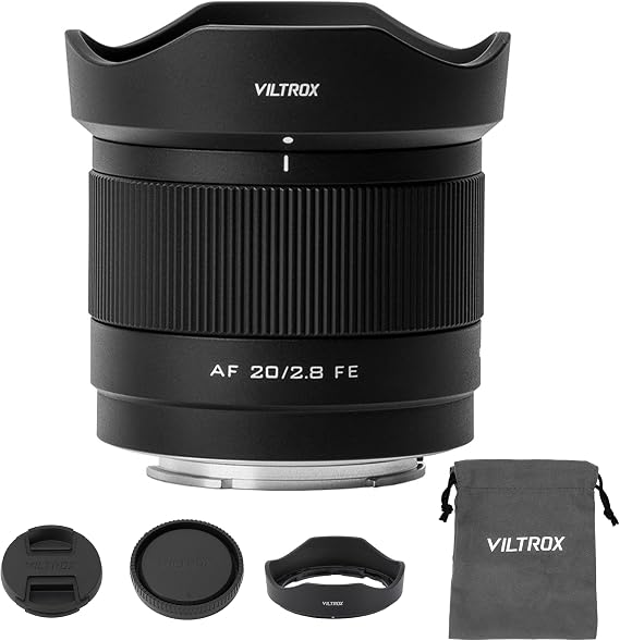 VILTROX 20mm F2.8 E-Mount Full Frame Lens for Sony Camera