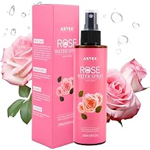 Rose Water Spray 180 ml - 100% Pure Natural Damascus Roses Spray for Face, Body & Hair,Facial Rosewater Toner Mist, Soothing, Moisturizing, Fast Absorbing and Easy to Carry