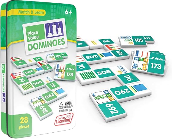 Junior Learning Place Value Dominoes Educational Action Games