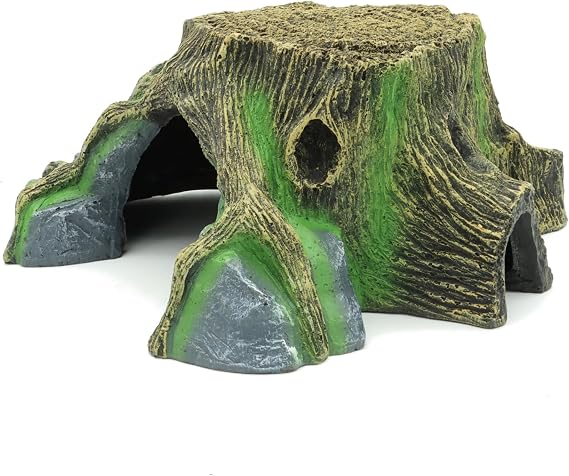 Resin Large Turtle Tank Accessories Reptile Hideouts Cave