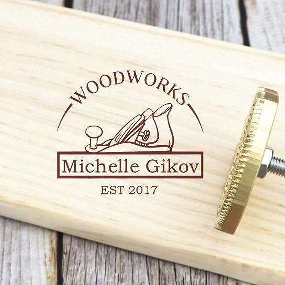 Branding Iron for Wood Custom Branding Iron for Leather Brand Iron Burner for Woodworking Handcrafted Wood Brand Iron (2"x2")