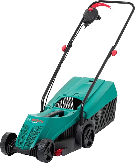 Bosch Çim biçme makinesi ARM 3200 (1200 W, kesme genişliği: 32 cm, ek bıçak dahil, kartonda) – Amazon Edition