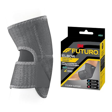 FUTURO Comfort Fit Elbow Support 04038ENR, Adjustable - (Pack of 1)