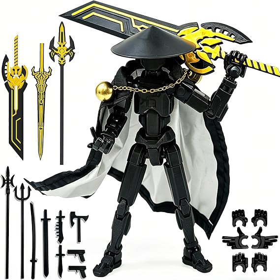 Titan 13 Action Figure, 3D Printed Dummy Robot 13 Action Figures Set