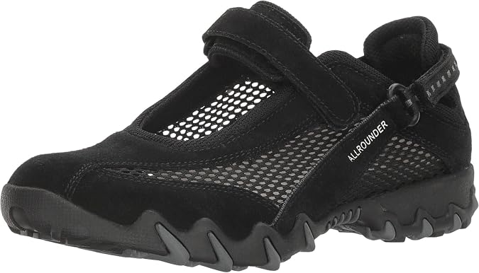 ALLROUNDER by MEPHISTO Women's NIRO Sneaker, Black, 6.5