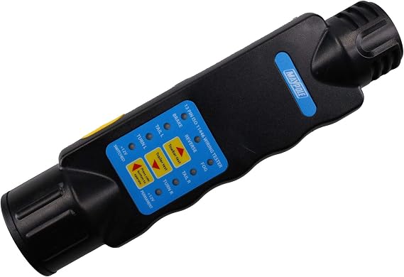Trailer Caravan Tow Bar Socket & Plug Tester Wiring Circuit Plug Checker 13 Pin