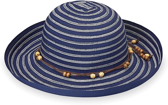Wallaroo Hat Company Women's Breton Sun Hat UPF 50+ UV Sun Protection, Packable, Travel-Friendly, Adjustable