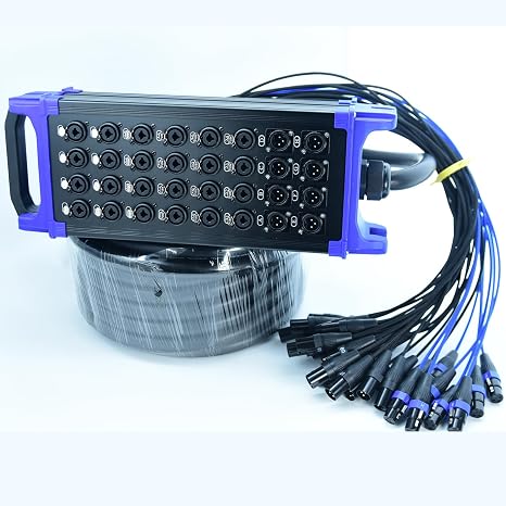 Arklove 24 Send Female 8 Return Male 32-K Low Profile XLR 1/4 Zoll TRS Send Sub Combo Splitter Schlangenkabel 6 m