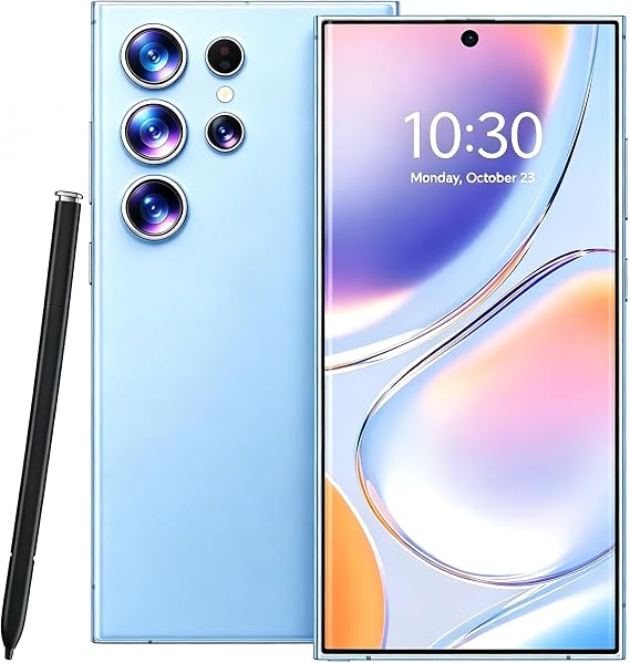Unlocked Phone C24 Ultra Android Phone 256GB+8GB Large Storage