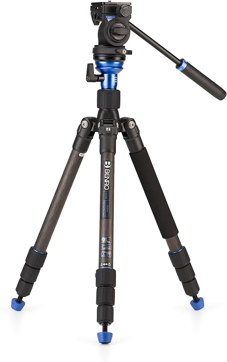 Benro Hybrid Carbon Fiber Tripod w/ S2H Head (HFTA18CS2H)