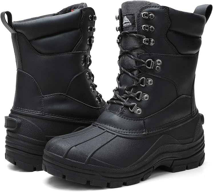 ALEADER Men's Waterproof Winter Snow Boots Thinsulate