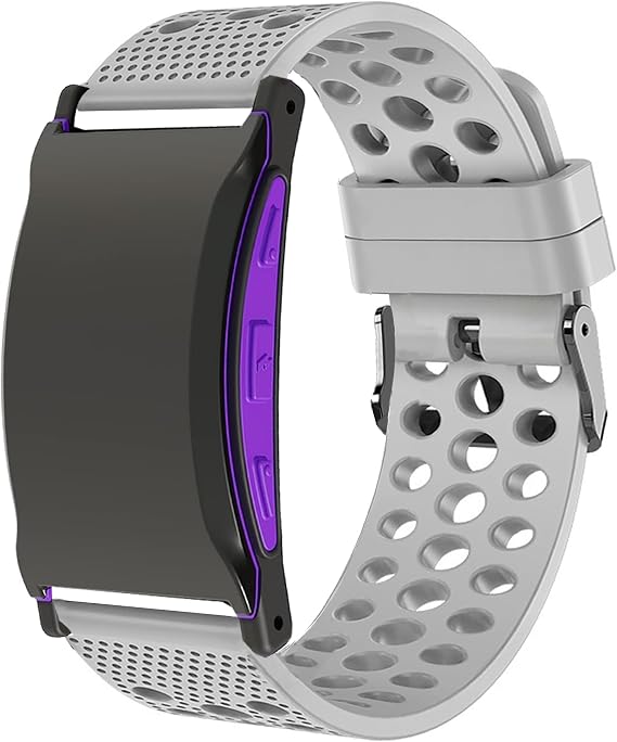 Blueshaweu Compatible for Shock Clock 3 Bands, Silicone Replacement Wristbands Sport Strap with Metal Buckle Compatible with Pavlok Shock Clock 3, Shock Clock MAX