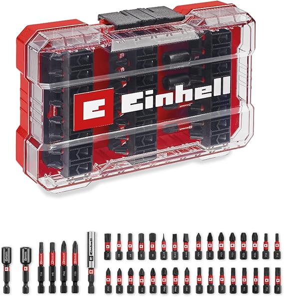 Orijinal Einhell M-CASE Darbeli Bit Seti – 39 Parça (25 mm Bitler, 50 mm Bitler, Altıgen Lokmalar, 60 mm Bit Tutucu ve Saklama Kutusu Dahil) - 49109210