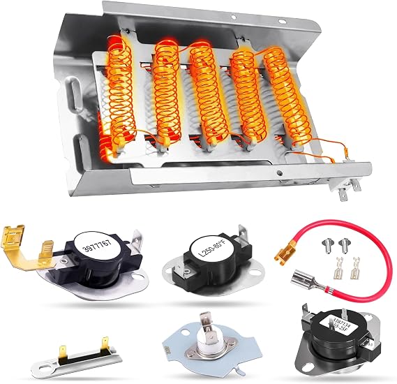 EED4400WQ0 TEDS740JQ1 EED4400WQ1 Dryer Heating Element Kit Fit for Es-tate