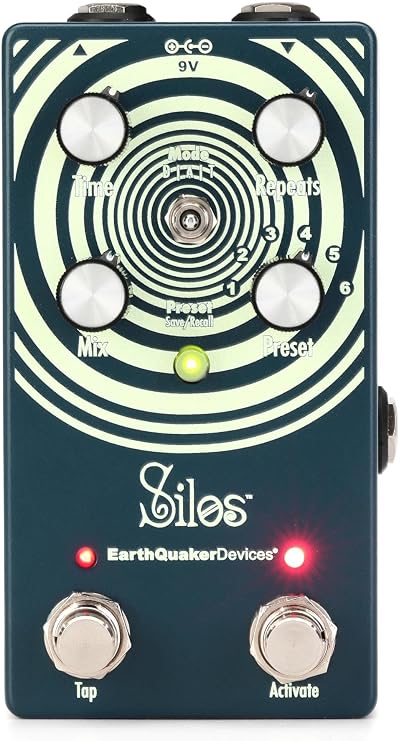 EarthQuaker Devices Silos Multi-generational Time Reflection Delay Pedal