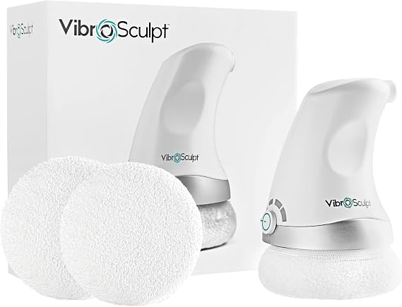 Vibro Sculpt 1.0 Body Sculpting Machine Lymphatic Drainage Massager & Cellulite Massage Tool for Legs, Stomach & Arms with Interchangeable Pads that Helps Improve Skin Texture
