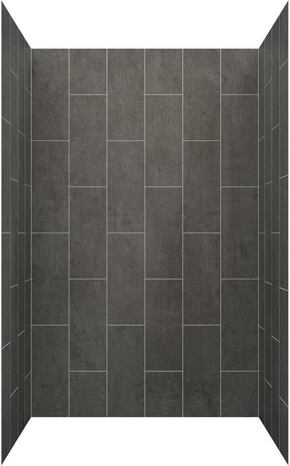 Miseno MSW784834 ReadySet 48" X 34" X 78" Five Panel Alcove Shower Wall Kit