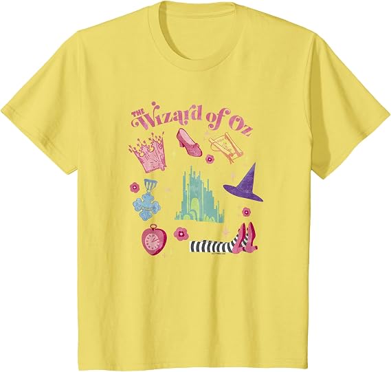 The Wizard of Oz Ruby Slippers & Magical Items T-Shirt