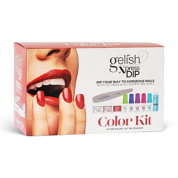 Gelish Xpress Dip Powder System Nail Bundle Color Kit