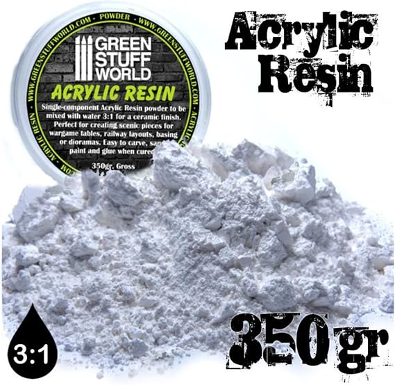 Green Stuff World for Models and Miniatures Acrylic Resin 350gr 9346