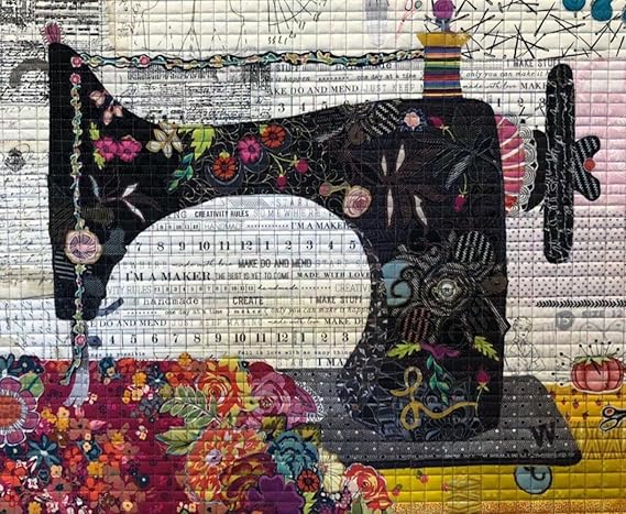 Fiberworks Featherweight Collage Wall Hanging Quilt Pattern