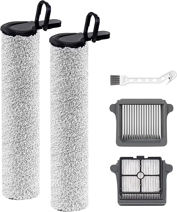 Replacment Roller Brush & HEPA Filtesr Kit for Tineco S7 Steam