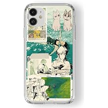 Multitronic iPhone 11 Uyumlu Anime Kolaj Tasarım Baskılı Şeffaf Kılıf