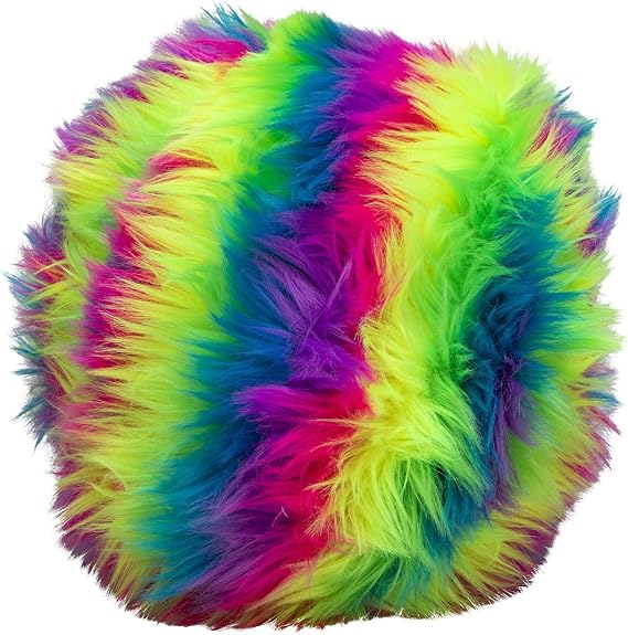 Schylling NeeDoh Dohzee Furry - Crimp Pad - Micro Bead Filling - 8 Diameter - Colour May Vary (Pack of 1)
